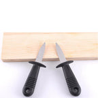 4Pcs Stainless Steel Oyster Cutter with Non Slip Handle Seafood Special Tools