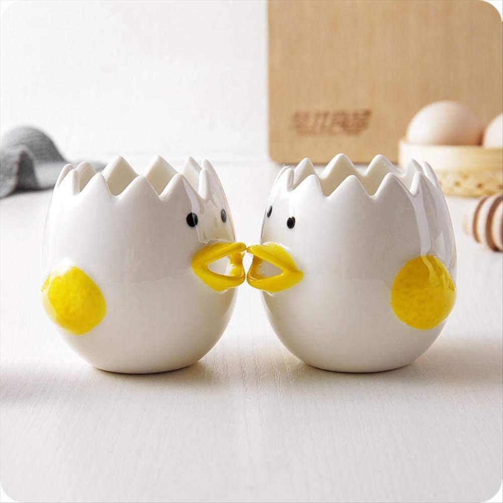 Ceramic Egg Separator Chick Shape Egg Yolk Separator Kitchen Gadgets