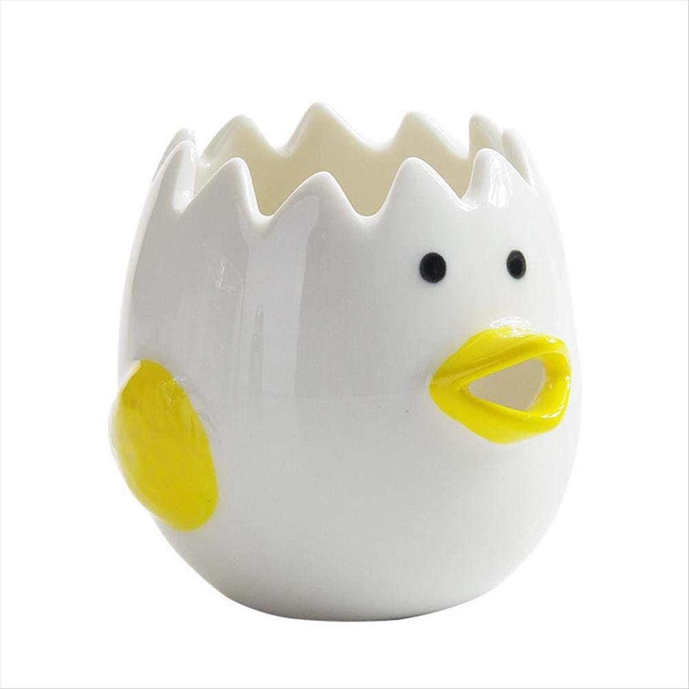 Ceramic Egg Separator Chick Shape Egg Yolk Separator Kitchen Gadgets