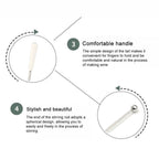 10Pcs Swizzle Sticks Stainless Steel Coffee Cocktail Beverage Drink Stirrer Stick Reusable Stir Sticks for Bar Home Office