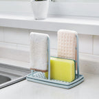 Dishcloth Holder Sponge Holder Stand Rack Organizer Sponge Storage Rack for Kitchen Tool