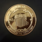 4Pcs Tooth Fairy Coin Golden Zinc Alloy Coin Reward Collection Coin Experience Coins for Lost Tooth Kids Party Decorations Supplies