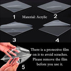 Dustproof Transparent Disposable Gloves Dispenser Wall Mount Clear Acrylic Gloves Storage Box Container