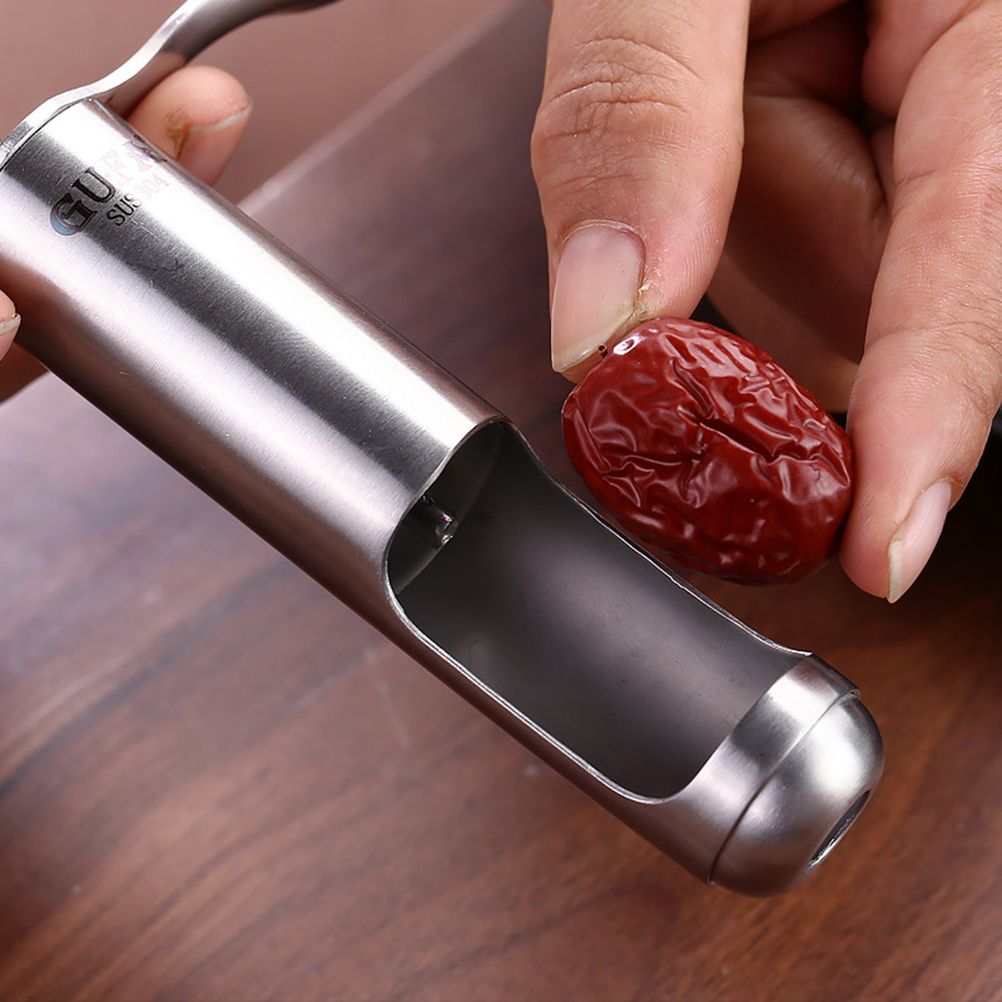 Fruit Corer Pitter Stainless Steel Core Seed Remover Tool for Apple Pear Cherry Jujube