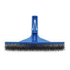 10 Inch Heavy Duty Stainless Steel Wire Pool Algae Brush for Concrete and Gunite Pools and Walkways