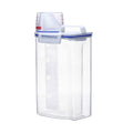 Moisture Proof Plastic Transparent Sealed Bucket with Scale Portable Kitchen Storage Box