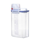 Moisture Proof Plastic Transparent Sealed Bucket with Scale Portable Kitchen Storage Box
