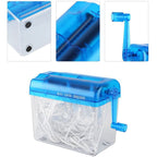 Portable Mini Shredder Manual Paper Documents Cutting Tool for Home Office