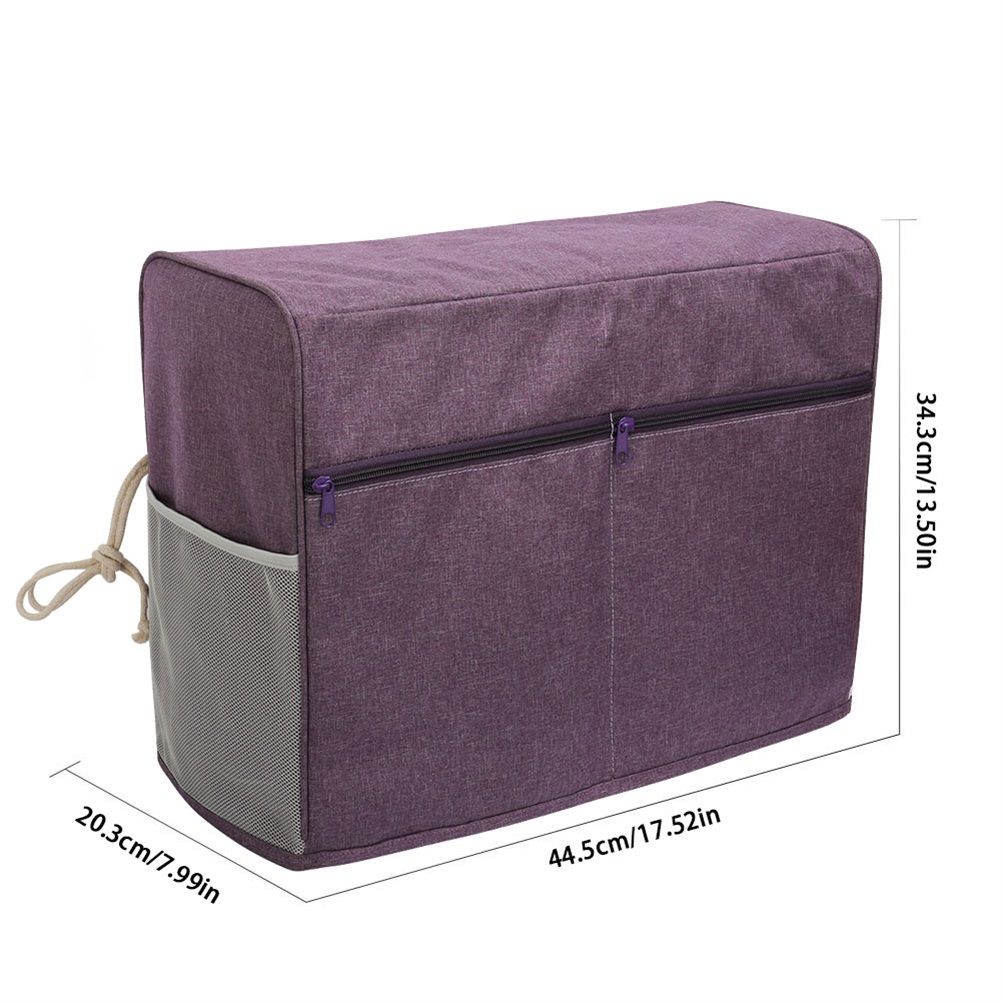 Waterproof Sewing Machine Dust Cover Sewing Equipment Cover Shell with Pockets Sewing Machine Storage Bag