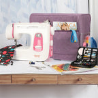 Waterproof Sewing Machine Dust Cover Sewing Equipment Cover Shell with Pockets Sewing Machine Storage Bag