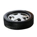 Stainless Steel Car Tire Shape Tyre Cigarette Ashtray Home Office Hotel Decor