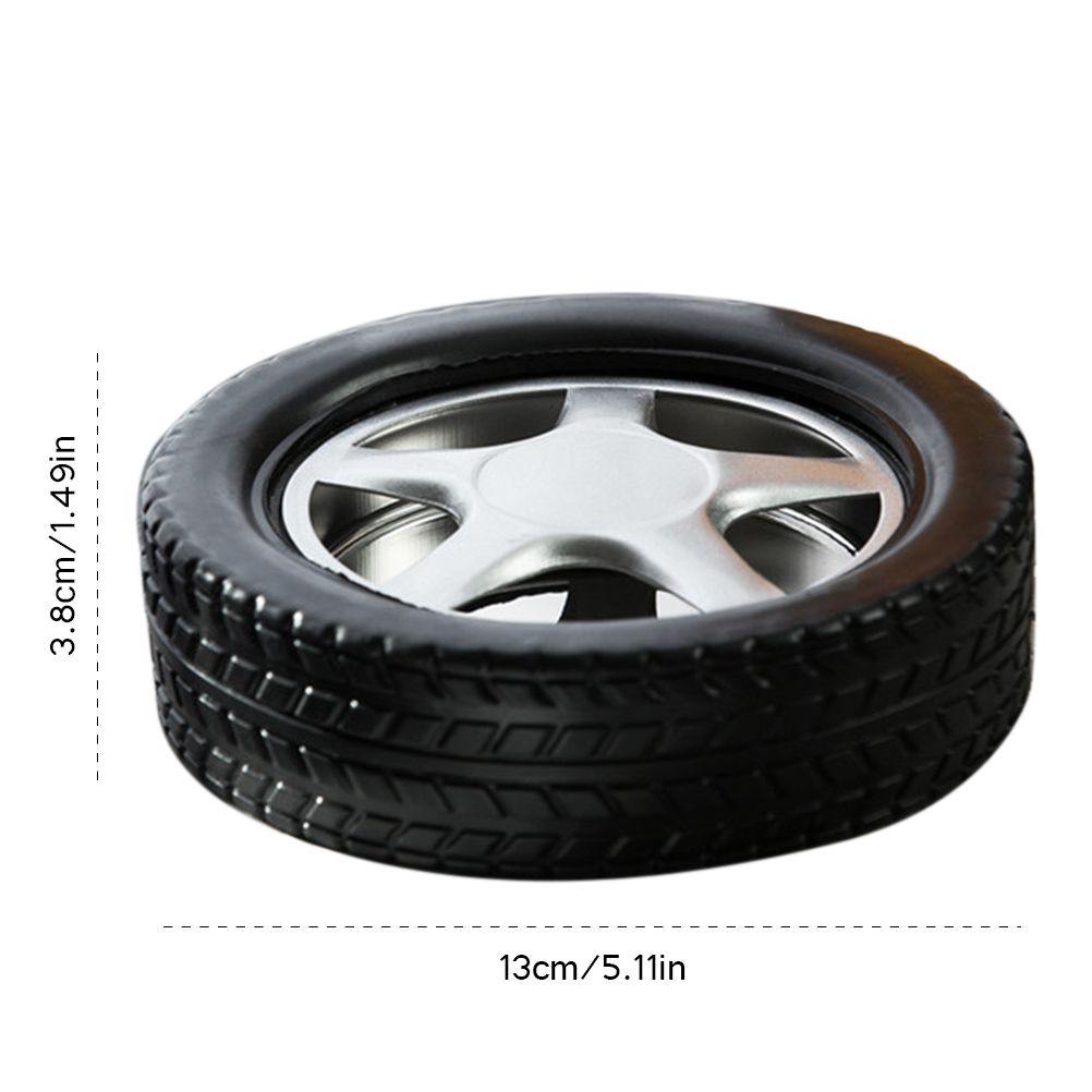 Stainless Steel Car Tire Shape Tyre Cigarette Ashtray Home Office Hotel Decor