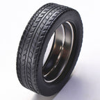 Stainless Steel Car Tire Shape Tyre Cigarette Ashtray Home Office Hotel Decor