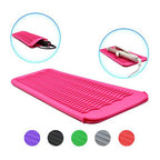 Silicone Heat Resistant Travel Mat Pouch for Curling Iron Hair Straightener Flat Iron and Hair Styling Tool