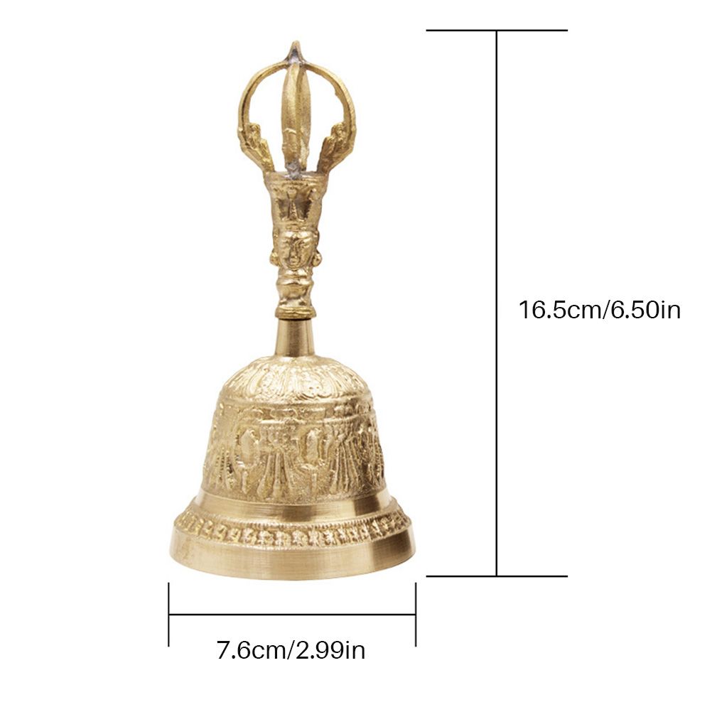 Handmade Hand Bell Tea Meditation Alarm Prayer Tibetan Buddhist Bell