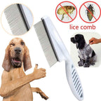Pet Hair Flea Comb Puppy Cat Hair Grooming Brush Dog Flea Louse Shedding Tools