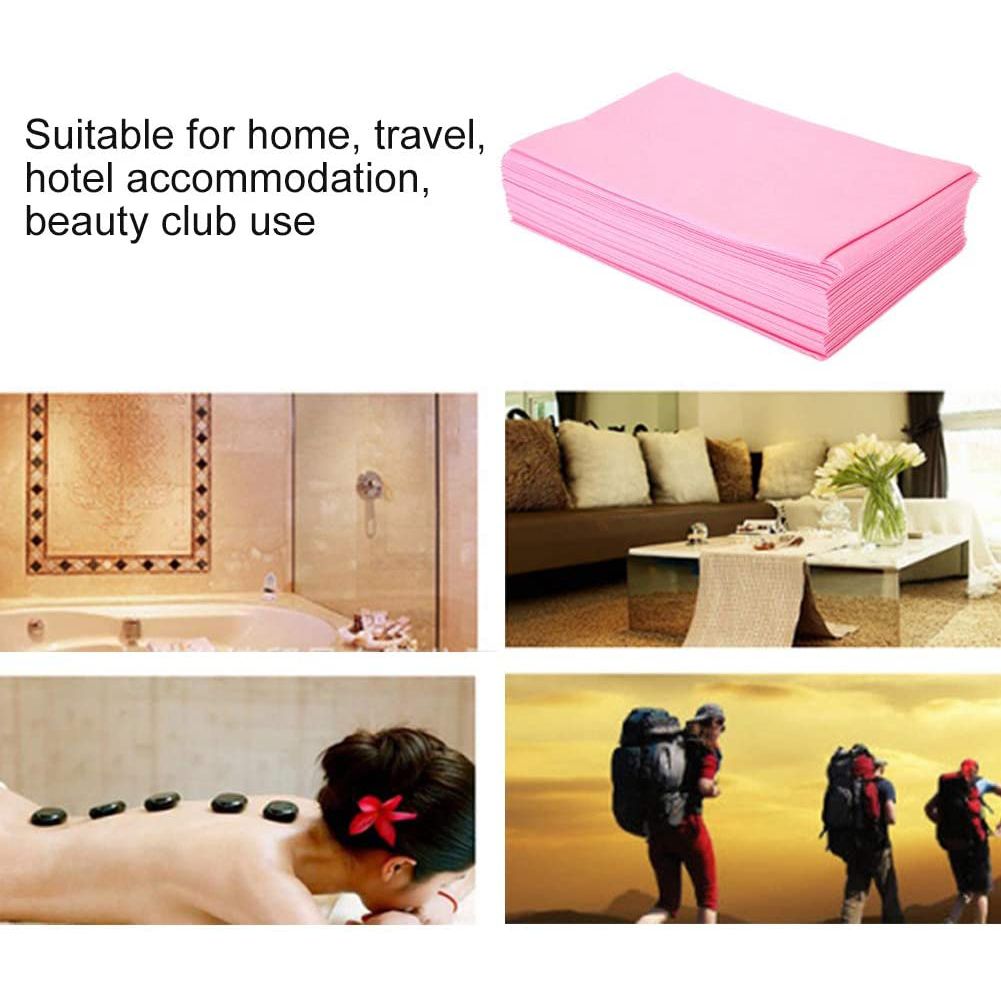 10Pcs Disposable Non Woven Bed Sheet Waterproof and Oil Proof Bed Cover for Beauty Salon SPA Tattoo Massage Table