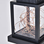 Solar Lantern Lights Outdoor LED Solar Table Lamp Hanging Lantern with Clip for Garden Patio Landscape Decoration