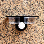 Reptile Food Bowl Insect Breeding Container Wall Hanging Water Dispenser for Spiders Lizards