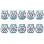 10pcs Anti Collision Alert Stickers Bird Repellent Film Bird Reflective Window Stickers Anti Bird Sticker for Courtyard Window