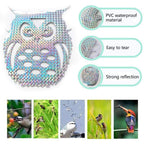 10pcs Anti Collision Alert Stickers Bird Repellent Film Bird Reflective Window Stickers Anti Bird Sticker for Courtyard Window