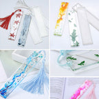 Silicone Crystal Epoxy Mold Book Marker DIY Jewelry Making Tool Handcraft Mold