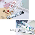 Silicone Crystal Epoxy Mold Book Marker DIY Jewelry Making Tool Handcraft Mold