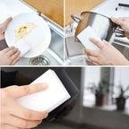 20Pcs Melamine Foam Sponge Erasers Multi Functional Home Cleaning Pads