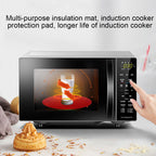 30cm Silicone Microwave Mat Non Stick Oven Mat Heat Resistant Microwave Turntable Mat
