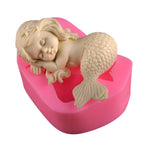 Mermaid Silicone Mold Simulation Mermaid Cake Mold Non Stick Mold