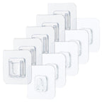 5 Pcs Wall Mounted Holder Strong Adhesive Hanger Punch Free Hanging Hook for Home Bathroom