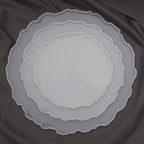 6pcs/set 3 Tier Cake Stand Silicone Resin Tray Molds DIY Irregular Mold Home Decoration Craft