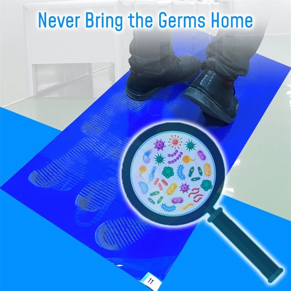 Antibacterial Floor Mat Highly Adhesive Dust Free Mat Tearable Cleaning Mat