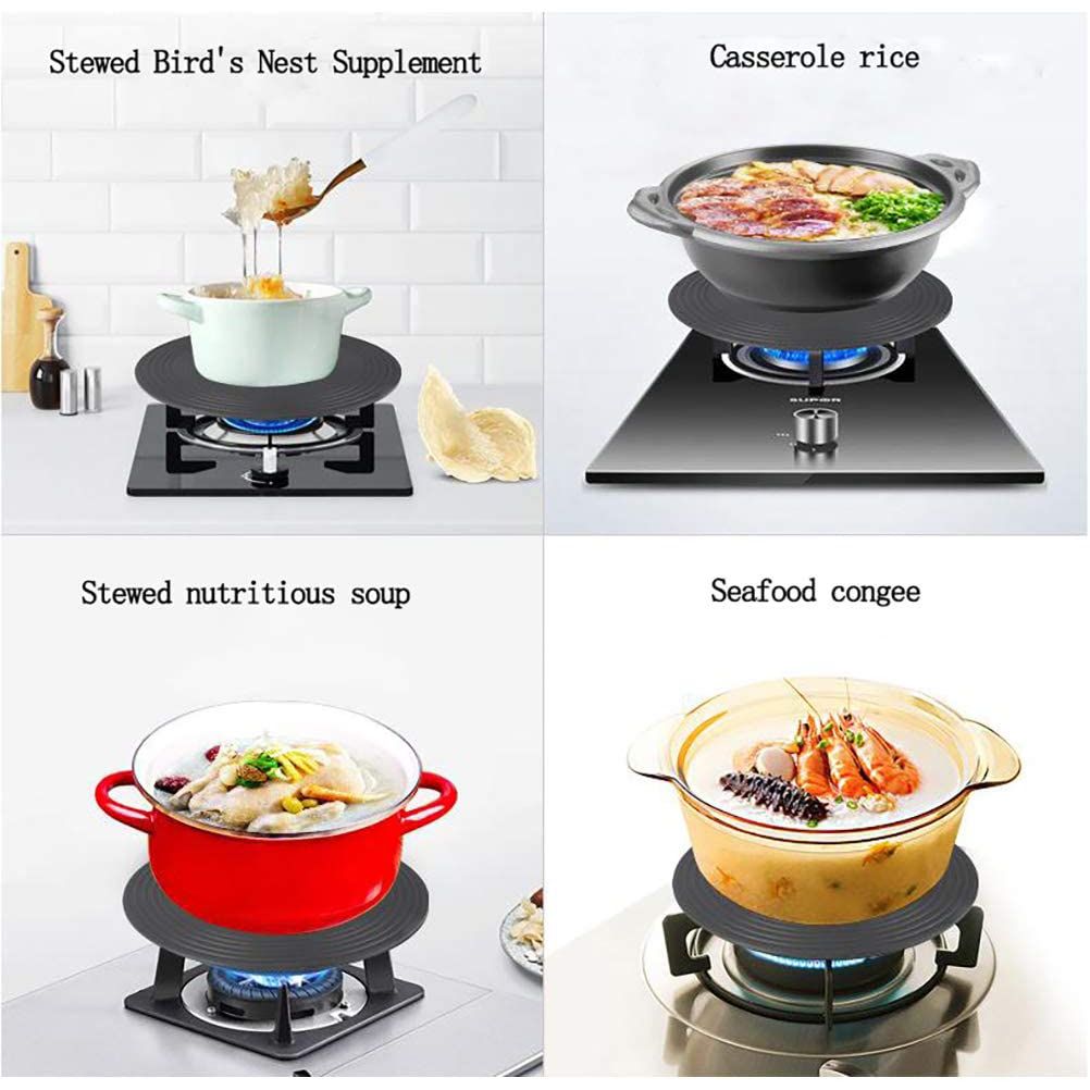 Gas Stove Heat Conduction Plate Household Pan Bottom Heat Collection Plate for Household Kitchen Cookware Pot Protection