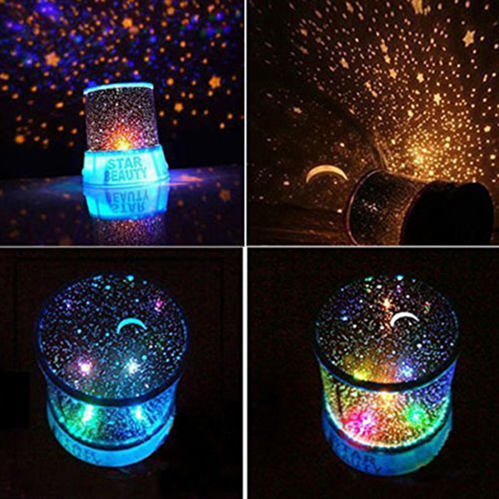 Romantic LED Night Sky Projector Lamp Kids Gift Star Light Novelty Lamp USB Lamp