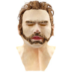 Halloween Latex Young Man Face Cover Headgear for Masquerade Halloween Headgear Prop