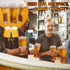 4 in 1 Acrylic Beer Mug 4PCS Beer Mug Party Holiday Birthday Supplies Drink Beer Mug