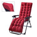 Patio Chaise Lounge Cushions Sun Lounger Cushions Pad Lounge Chair Cushion for Travel Holiday Indoor Outdoor