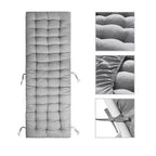 Patio Chaise Lounge Cushions Sun Lounger Cushions Pad Lounge Chair Cushion for Travel Holiday Indoor Outdoor