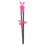 1 Pair Kids Wood Chopsticks Cartoon Children Chopsticks Learning Easy to Use Training Chopsticks for Children Kids