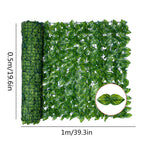 Artificial Leaf Screening Roll UV Fade Protected Hedging Wall Landscaping Garden Fence Balcony Screen for Indoor Outdoor Decor