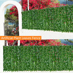 Artificial Leaf Screening Roll UV Fade Protected Hedging Wall Landscaping Garden Fence Balcony Screen for Indoor Outdoor Decor