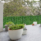 Artificial Leaf Screening Roll UV Fade Protected Hedging Wall Landscaping Garden Fence Balcony Screen for Indoor Outdoor Decor