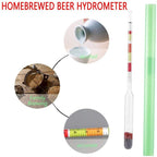 3 Scale Hydrometer Alcohol Brix Meter 3 in 1 Densimeter for Wine Beer