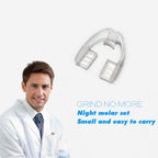 2PCS Anti Molar Braces Adjustable Anti Grinding Braces Teeth Night Protector