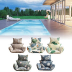 Hanging Chair Cushion for Egg Chair Rattan Hanging Swing Washable Nonslip Soft Swing Chair Cushion for Indoor Garden Decoration