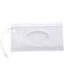 2Pcs Portable Wet Wipes Dispenser Holder Wipes Bags Case Pouch Reusable Refillable Travel Wipes Pouches Storage Container Bag