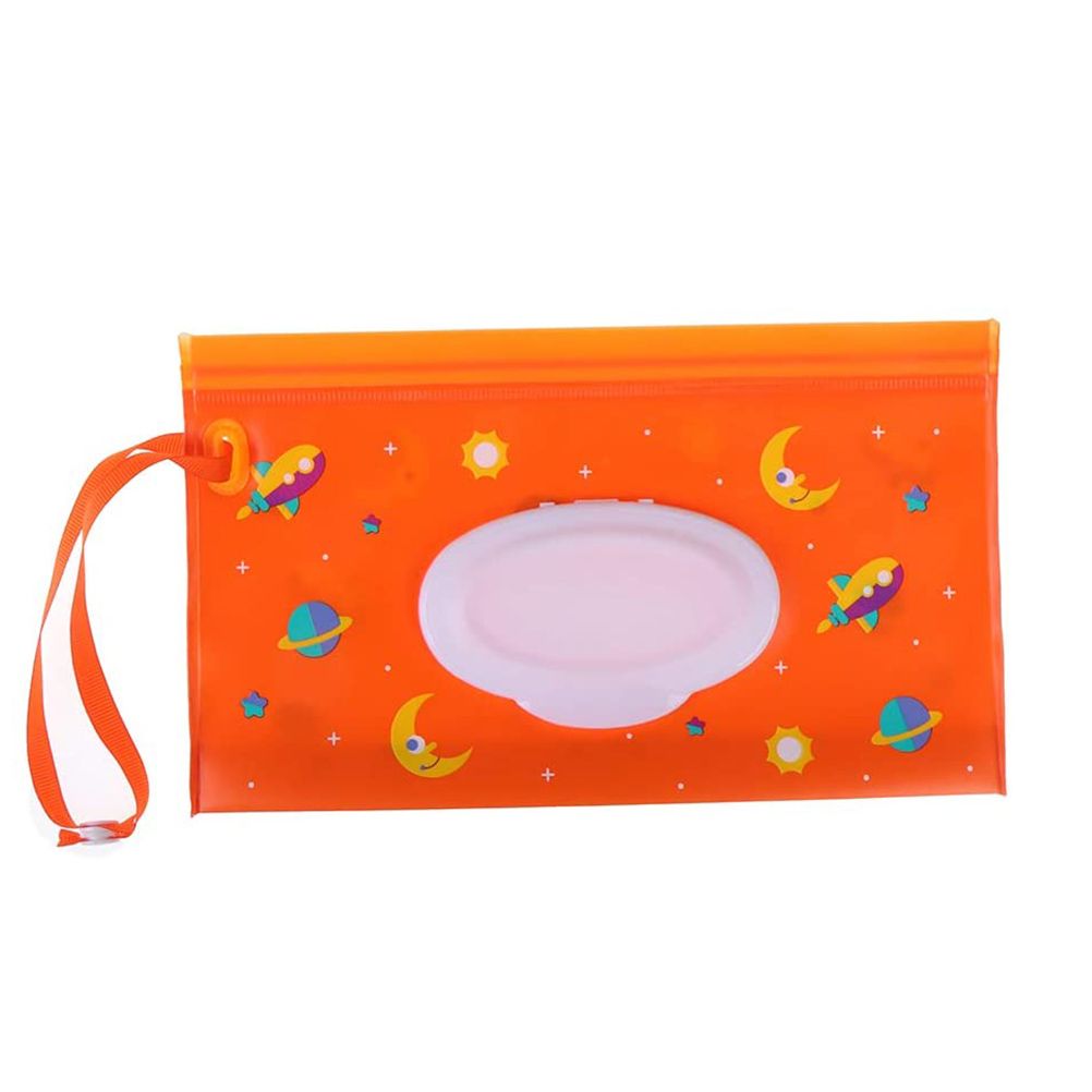 2Pcs Portable Wet Wipes Dispenser Holder Wipes Bags Case Pouch Reusable Refillable Travel Wipes Pouches Storage Container Bag