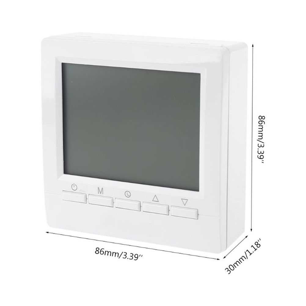 Electronic Digital Thermostat with LCD Display Wall Mounted Smart Thermostat Floor Heating Temperature Controller