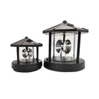 Led Rotating Lighthouse Beacon Lamp Rotating Outdoor Decorative Lamp Energy Saving Solar Landscape Light
